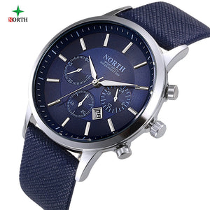 Men Watch Sport 30M Waterproof  Fashion Wristwatch Montre Homme Genuine Leather Relojes Hombre 2017 Quartz Male Business Watch