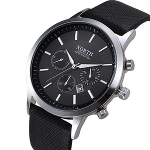 Men Watch Sport 30M Waterproof  Fashion Wristwatch Montre Homme Genuine Leather Relojes Hombre 2017 Quartz Male Business Watch