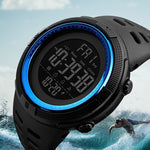 Skmei Luxury Brand Mens Sports Watches Dive 50m Digital LED Military Watch Men Fashion Casual Electronics Wristwatches Relojes