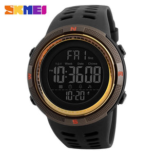 Skmei Luxury Brand Mens Sports Watches Dive 50m Digital LED Military Watch Men Fashion Casual Electronics Wristwatches Relojes