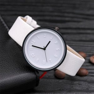 Candy color Unisex Simple Number watches women japanese fashion luxury watch Quartz Canvas Belt Wrist Watch girls gift