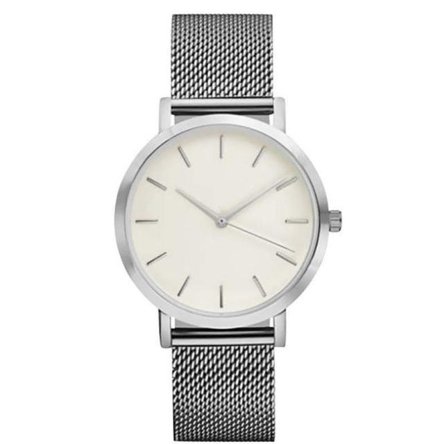 Fashion Women Watch Luxury Unique Stylish Double Hollow Lady Watches Elegant Casual Quartz Wristwatch Gift Girls Clock Black
