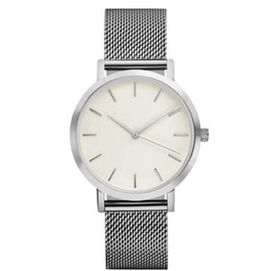 Fashion Women Watch Luxury Unique Stylish Double Hollow Lady Watches Elegant Casual Quartz Wristwatch Gift Girls Clock Black
