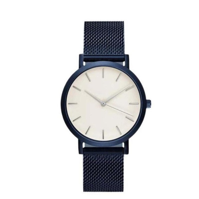Fashion Women Watch Luxury Unique Stylish Double Hollow Lady Watches Elegant Casual Quartz Wristwatch Gift Girls Clock Black