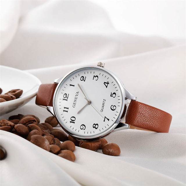 2018 Lady Woman Wrist Watches High Quality Ladies Watches montre femme Geneva Quartz Watch Women Clock reloj mujer Elegant