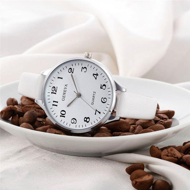 2018 Lady Woman Wrist Watches High Quality Ladies Watches montre femme Geneva Quartz Watch Women Clock reloj mujer Elegant