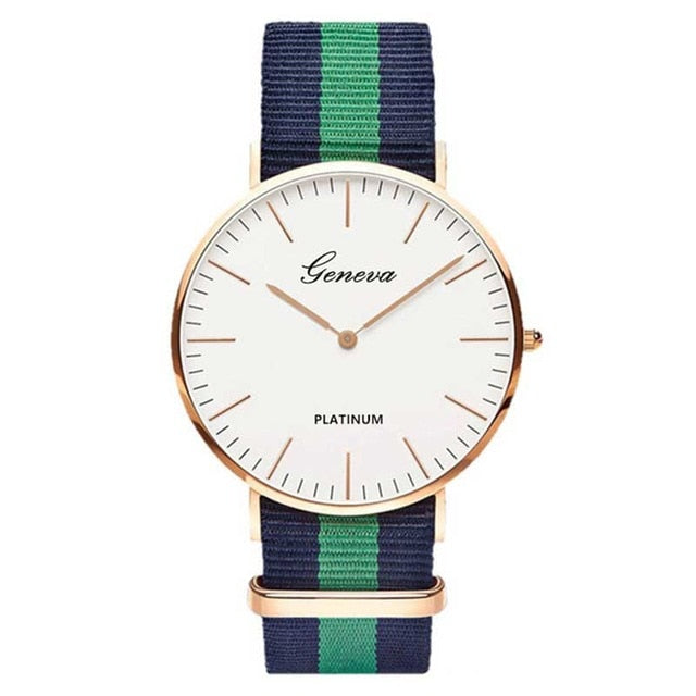 Hot Sale Nylon strap Style Quartz Women Watch Top Brand Watches Fashion Casual Fashion Wrist Watch Relojes