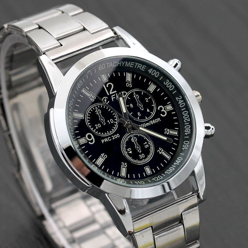 New Men Fashion Watch Hot Brand Casual Luxury Full Stainless Steel Quartz WristWatch relogio masculino erkek kol saati watches