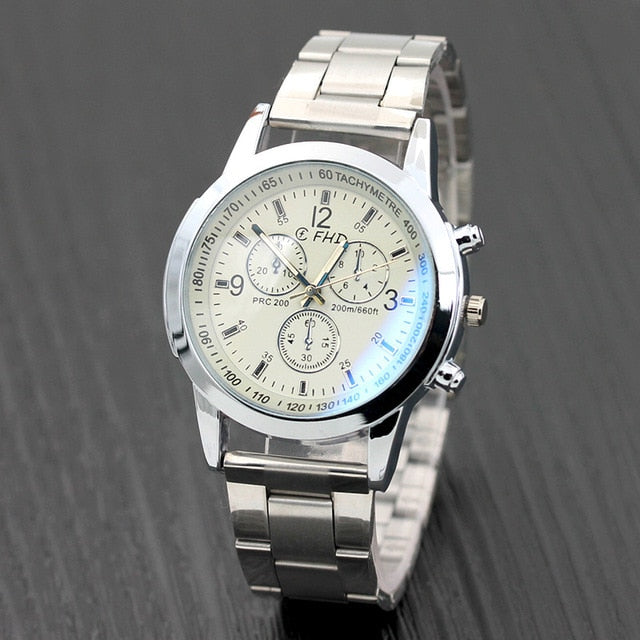 New Men Fashion Watch Hot Brand Casual Luxury Full Stainless Steel Quartz WristWatch relogio masculino erkek kol saati watches
