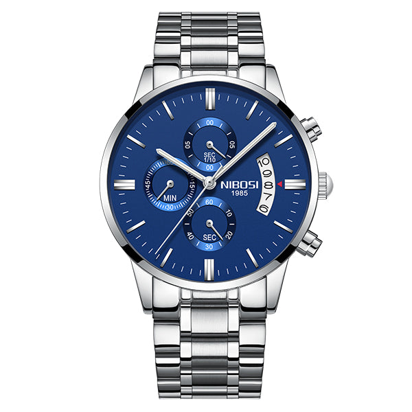 NIBOSI Relogio Masculino Watch Men Gold And Black Mens Watches Top Brand Luxury Sports Watches 2018 Reloj Hombre Waterproof