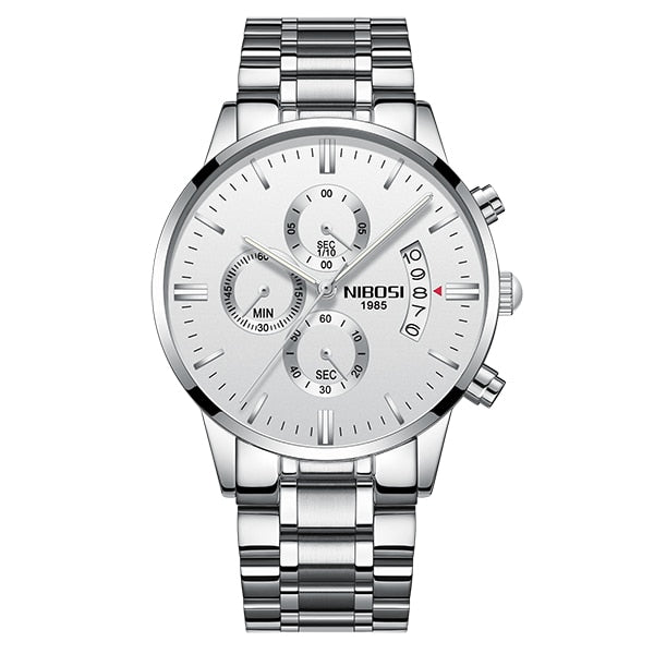 NIBOSI Relogio Masculino Watch Men Gold And Black Mens Watches Top Brand Luxury Sports Watches 2018 Reloj Hombre Waterproof