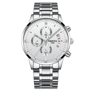 NIBOSI Relogio Masculino Watch Men Gold And Black Mens Watches Top Brand Luxury Sports Watches 2018 Reloj Hombre Waterproof