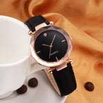 2018 Top Brand Women Bracelet Watch Contracted Leather Crystal WristWatches Women Dress Ladies Quartz Clock Dropshiping #D