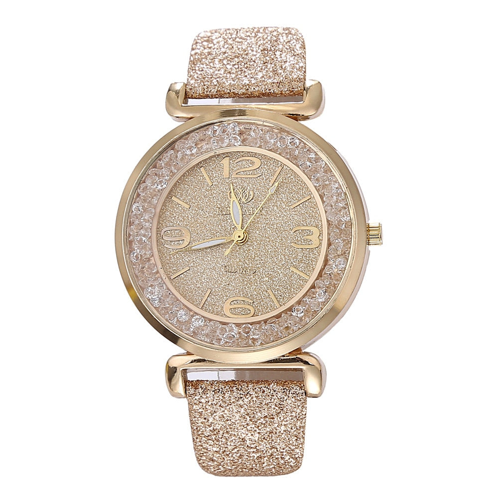 2018 Best Selling Watch Fashion Women Watches Luxury Crystal Rhinestone Stainless Steel Quartz WristWatches Dropshipping relogio