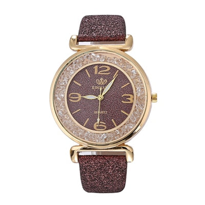 2018 Best Selling Watch Fashion Women Watches Luxury Crystal Rhinestone Stainless Steel Quartz WristWatches Dropshipping relogio