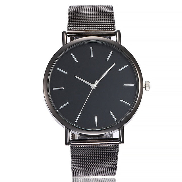 Vansvar Gold Sliver Mesh Stainless Steel Watches Women Top Brand Luxury Casual Clock Ladies Wrist Watch Relogio Feminino #125