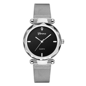 2018 Best Sell Women Watches Geneva Fashion Classic Hot Sale Luxury Stainless Steel Analog Quartz WristWatches relogio feminino