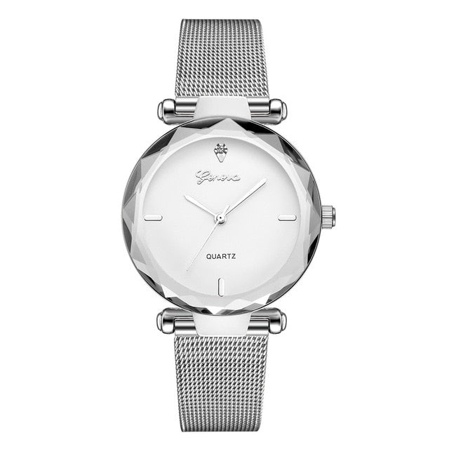 2018 Best Sell Women Watches Geneva Fashion Classic Hot Sale Luxury Stainless Steel Analog Quartz WristWatches relogio feminino