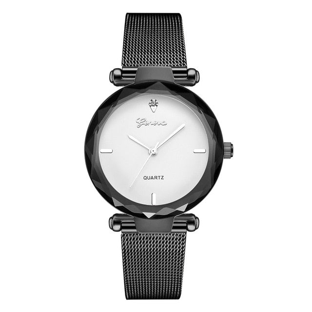 2018 Best Sell Women Watches Geneva Fashion Classic Hot Sale Luxury Stainless Steel Analog Quartz WristWatches relogio feminino