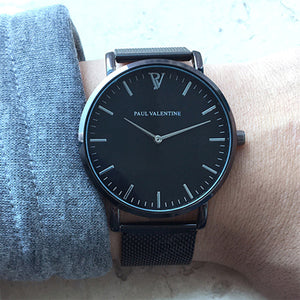 paul valentine Brand Luxury Women Watches Waterproof Business Rose Gold Stainless Steel Ladies Quartz Wrist watch