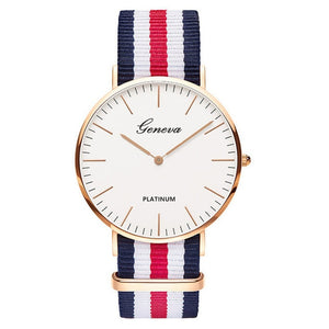 Luxury Brand Nylon Quartz Watch Men Women Ladies Fashion Bracelet Wrist Watch Wristwatches Clock Relogio Masculino Feminino