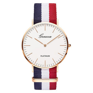 Luxury Brand Nylon Quartz Watch Men Women Ladies Fashion Bracelet Wrist Watch Wristwatches Clock Relogio Masculino Feminino