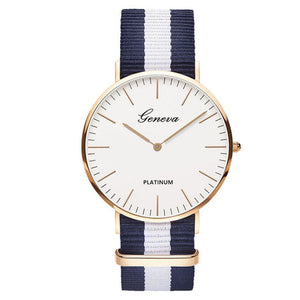 Luxury Brand Nylon Quartz Watch Men Women Ladies Fashion Bracelet Wrist Watch Wristwatches Clock Relogio Masculino Feminino