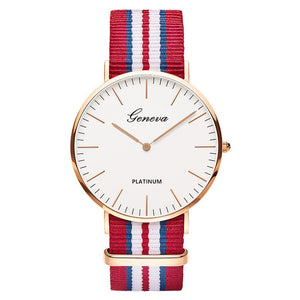 Luxury Brand Nylon Quartz Watch Men Women Ladies Fashion Bracelet Wrist Watch Wristwatches Clock Relogio Masculino Feminino