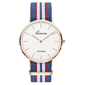 Luxury Brand Nylon Quartz Watch Men Women Ladies Fashion Bracelet Wrist Watch Wristwatches Clock Relogio Masculino Feminino