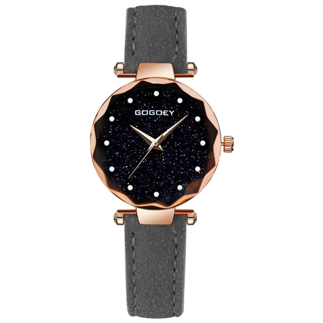 relojes mujer 2018 Luxury Brand Gogoey Women Watches Personality romantic starry sky Wrist Watch Rhinestone Design Ladies Clock
