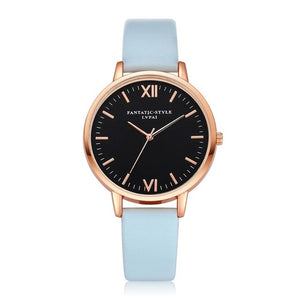 2018 Rose Gold Lvpai Brand Leather Watch Luxury Classic Wrist Watch Fashion Casual Simple Quartz Wristwatch Clock Women Watches