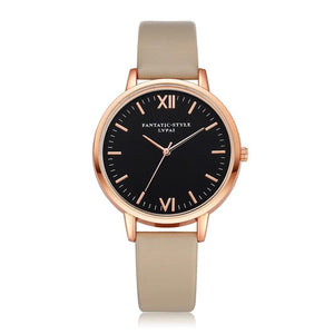 2018 Rose Gold Lvpai Brand Leather Watch Luxury Classic Wrist Watch Fashion Casual Simple Quartz Wristwatch Clock Women Watches