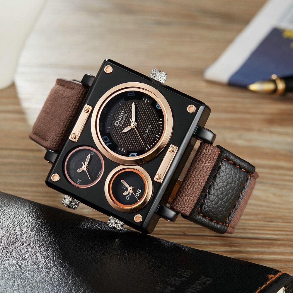 OULM BEST SELLING MAN FASHION MILITARY WATCH Top Brand Luxury Retail Vip Drop Shipping Wholesale Watch Nato Strap MEN Wristwatch