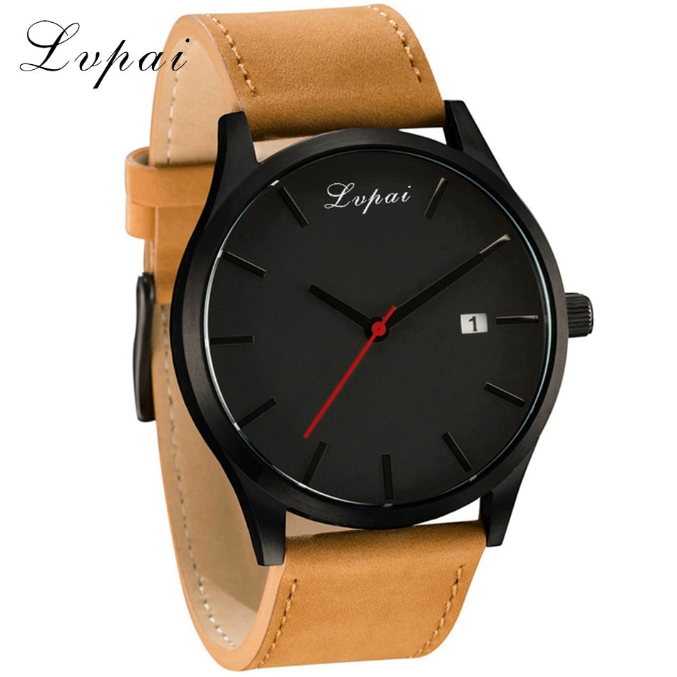 Military Quartz Men Watch Leather Sport watches Reloj 2018 Fashion Large Dial High Quality Clock Wristwatch Relogio Masculino