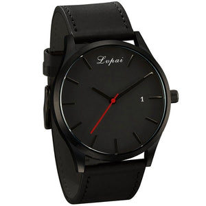 Military Quartz Men Watch Leather Sport watches Reloj 2018 Fashion Large Dial High Quality Clock Wristwatch Relogio Masculino