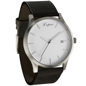 Military Quartz Men Watch Leather Sport watches Reloj 2018 Fashion Large Dial High Quality Clock Wristwatch Relogio Masculino